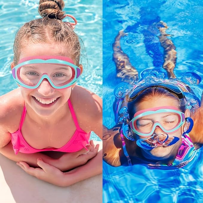 🏊♀️Last Day Promotion 49% OFF-HD children's large frame waterproof and anti-fog swimming goggles🏊♀️