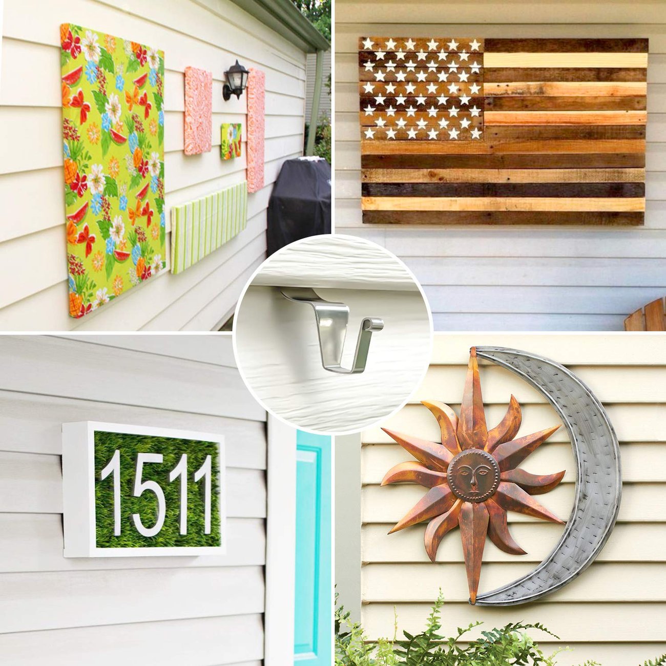 ✨Invisible Vinyl Siding Hooks - Effortless Hanging, Tidy Walls