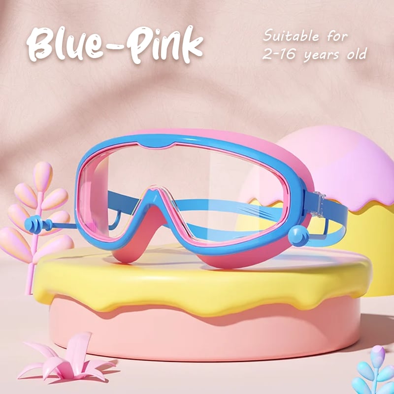 🏊♀️Last Day Promotion 49% OFF-HD children's large frame waterproof and anti-fog swimming goggles🏊♀️