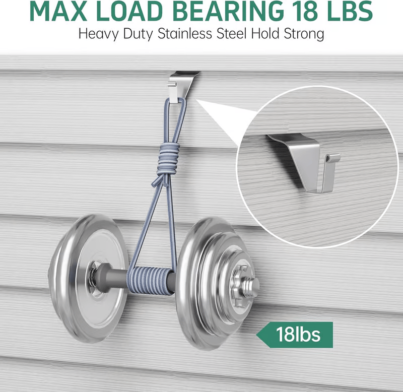 ✨Invisible Vinyl Siding Hooks - Effortless Hanging, Tidy Walls