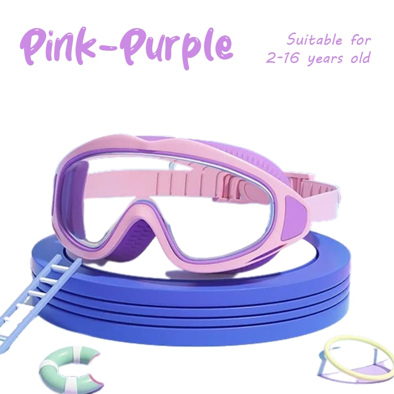 🏊♀️Last Day Promotion 49% OFF-HD children's large frame waterproof and anti-fog swimming goggles🏊♀️