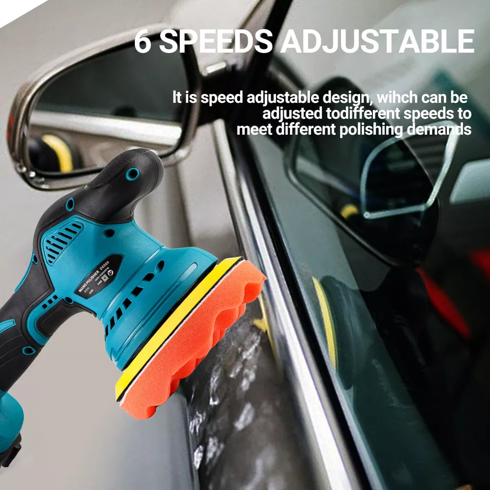 Cordless Car Buffer Polisher with 2 Batteries