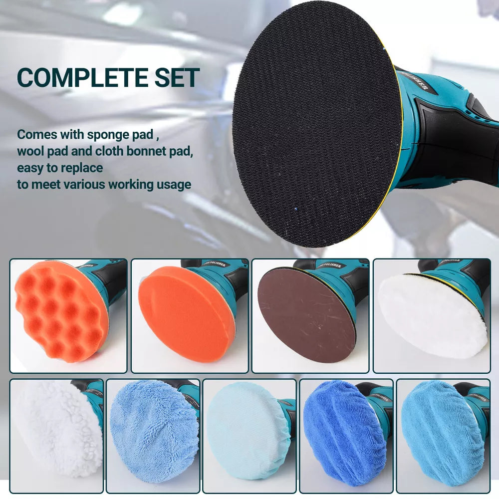 Cordless Car Buffer Polisher with 2 Batteries