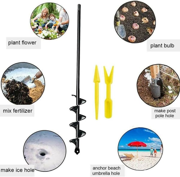 Easy Gardening Auger Spiral Drill Bit