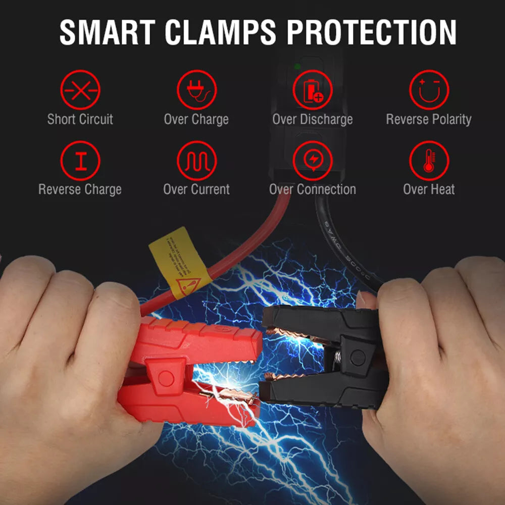 4 in 1 Portable Jump Starter with Air Pump Pro