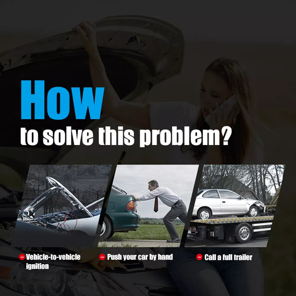 4 in 1 Portable Jump Starter with Air Pump Pro