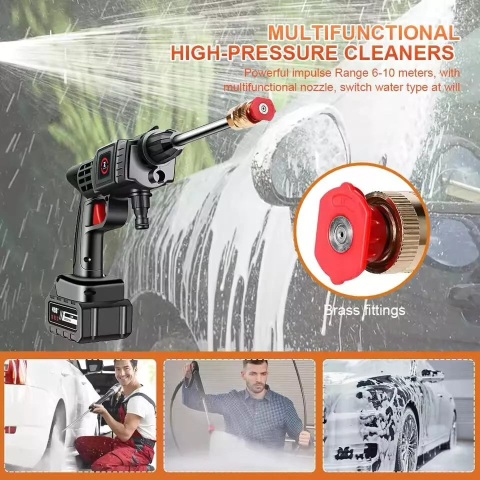 Cordless High Pressure Washer with 2 Batteries