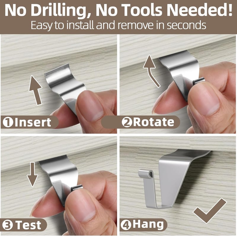 ✨Invisible Vinyl Siding Hooks - Effortless Hanging, Tidy Walls