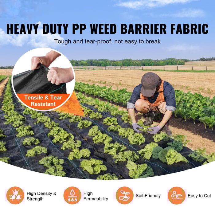 🔥 Premium Woven Weed Barrier