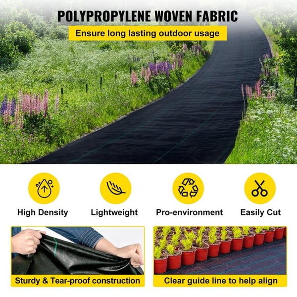🔥 Premium Woven Weed Barrier