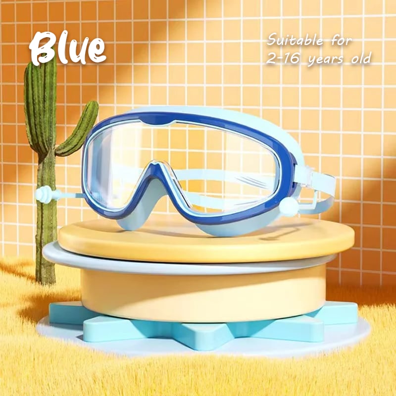 🏊♀️Last Day Promotion 49% OFF-HD children's large frame waterproof and anti-fog swimming goggles🏊♀️