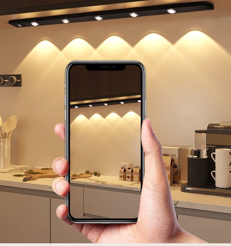💡THREE color temperature led motion sensor cabinet light