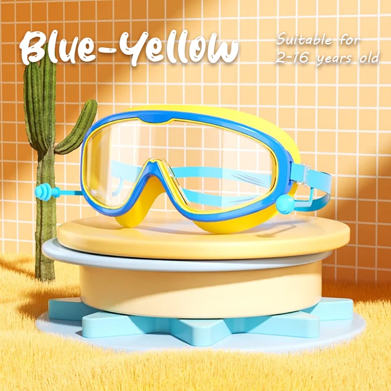 🏊‍♀️Last Day Promotion 49% OFF-HD children's large frame waterproof and anti-fog swimming goggles🏊‍♀️