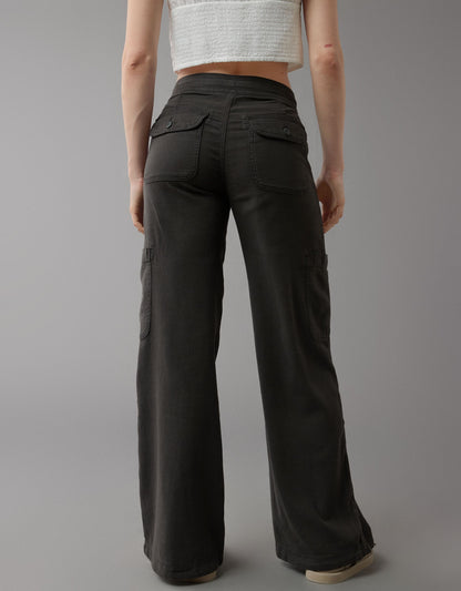 DHgate Linen-Blend Wide-Leg Cargo Pant(BUY 2 FREE SHIPPING)