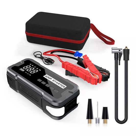 4 in 1 Portable Jump Starter with Air Pump Pro