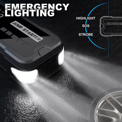 4 in 1 Portable Jump Starter with Air Pump Pro