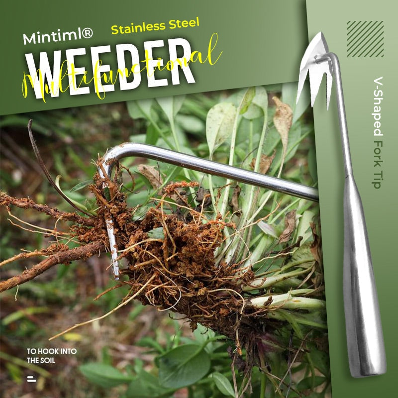 V-Weeder® | Easy & Effortless Stainless Steel Weed Removal Tool